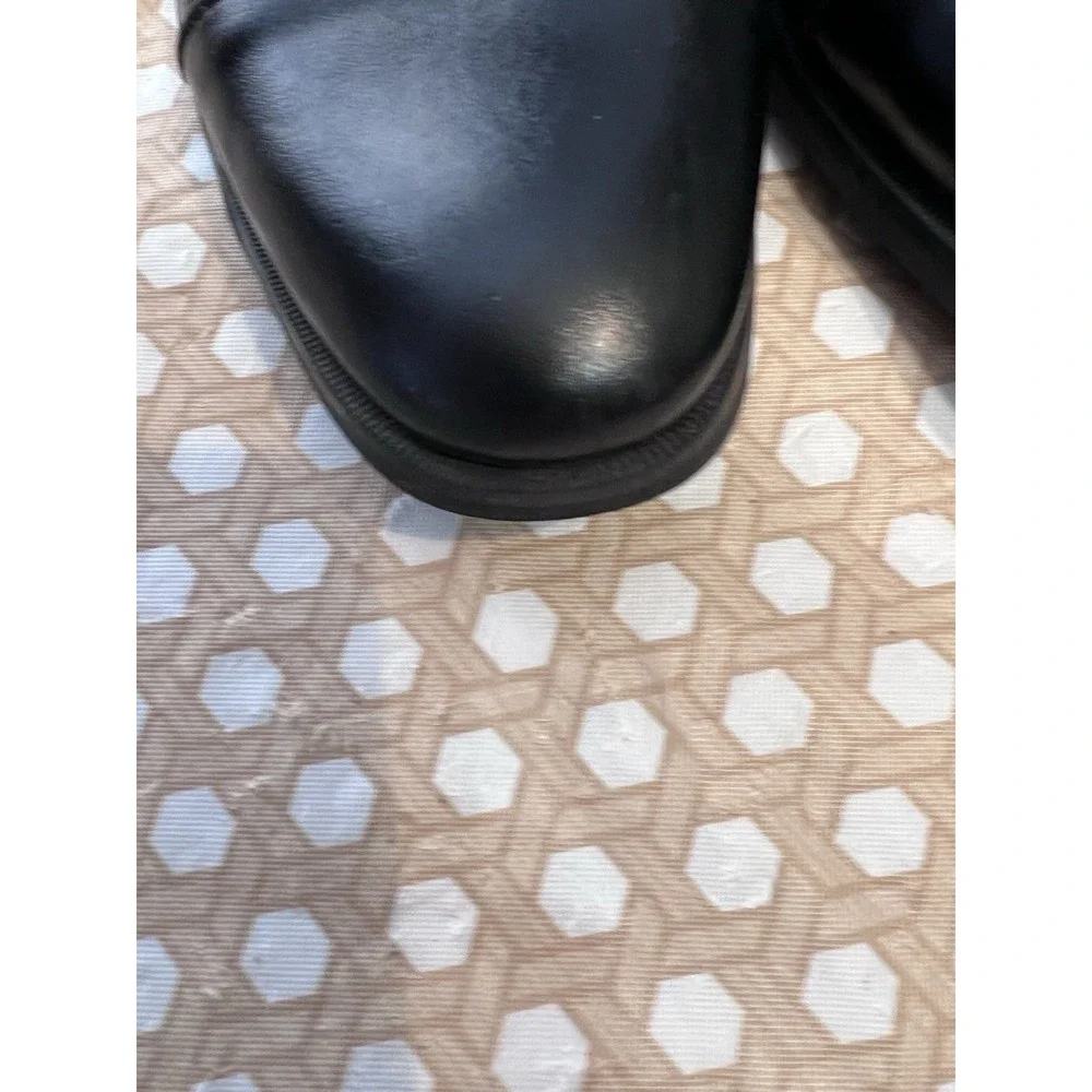 Mens Black Van-Heusen Dress Shoes Size‎ 9.5M Turk